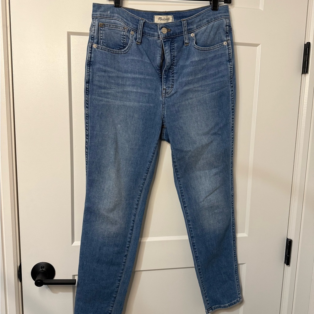 Madewell Medium Blue Straight Leg Jeans